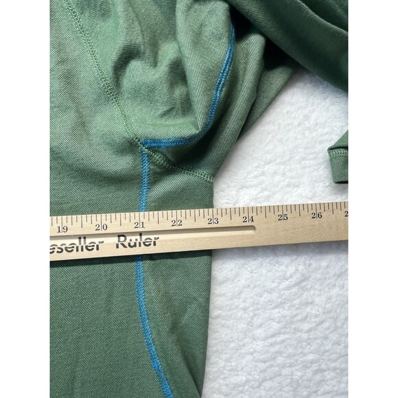 Tommy Bahama Pullover Mens L Green Rialto Beach Half-Zip Sweatshirt Preppy Logo - Picture 3 of 5